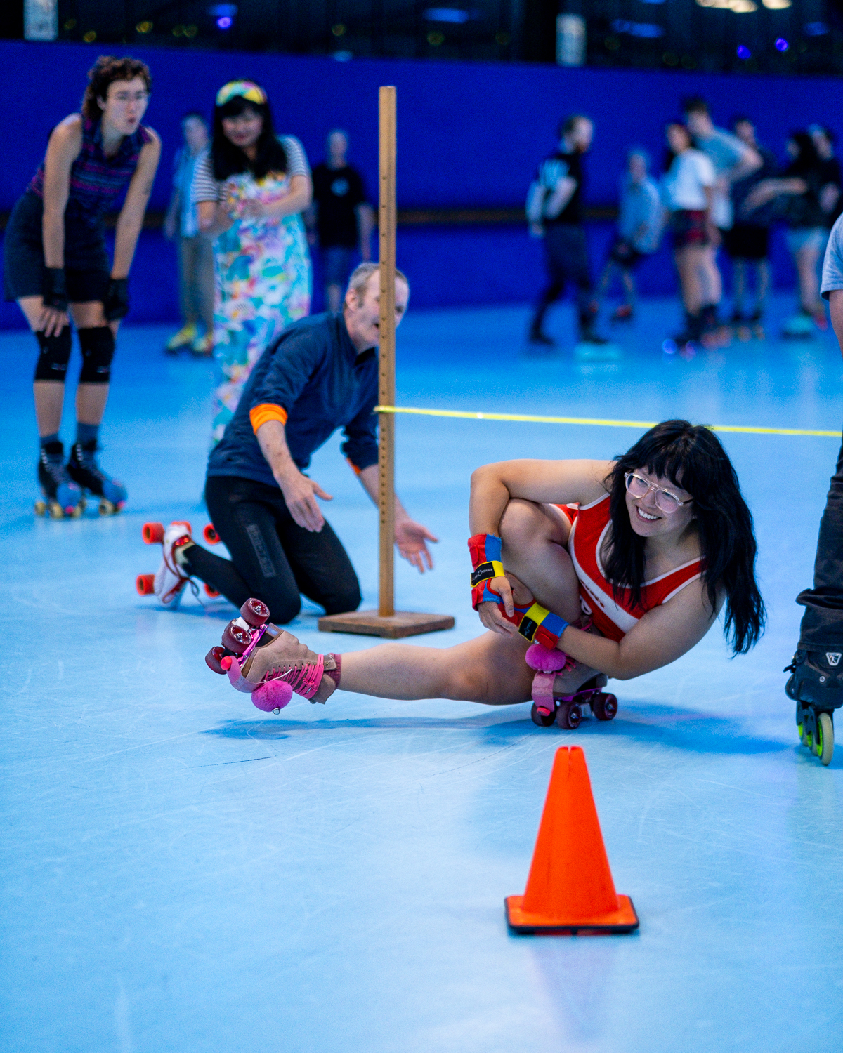 Rollerskater Emma at Caribbean rollerama (2023)