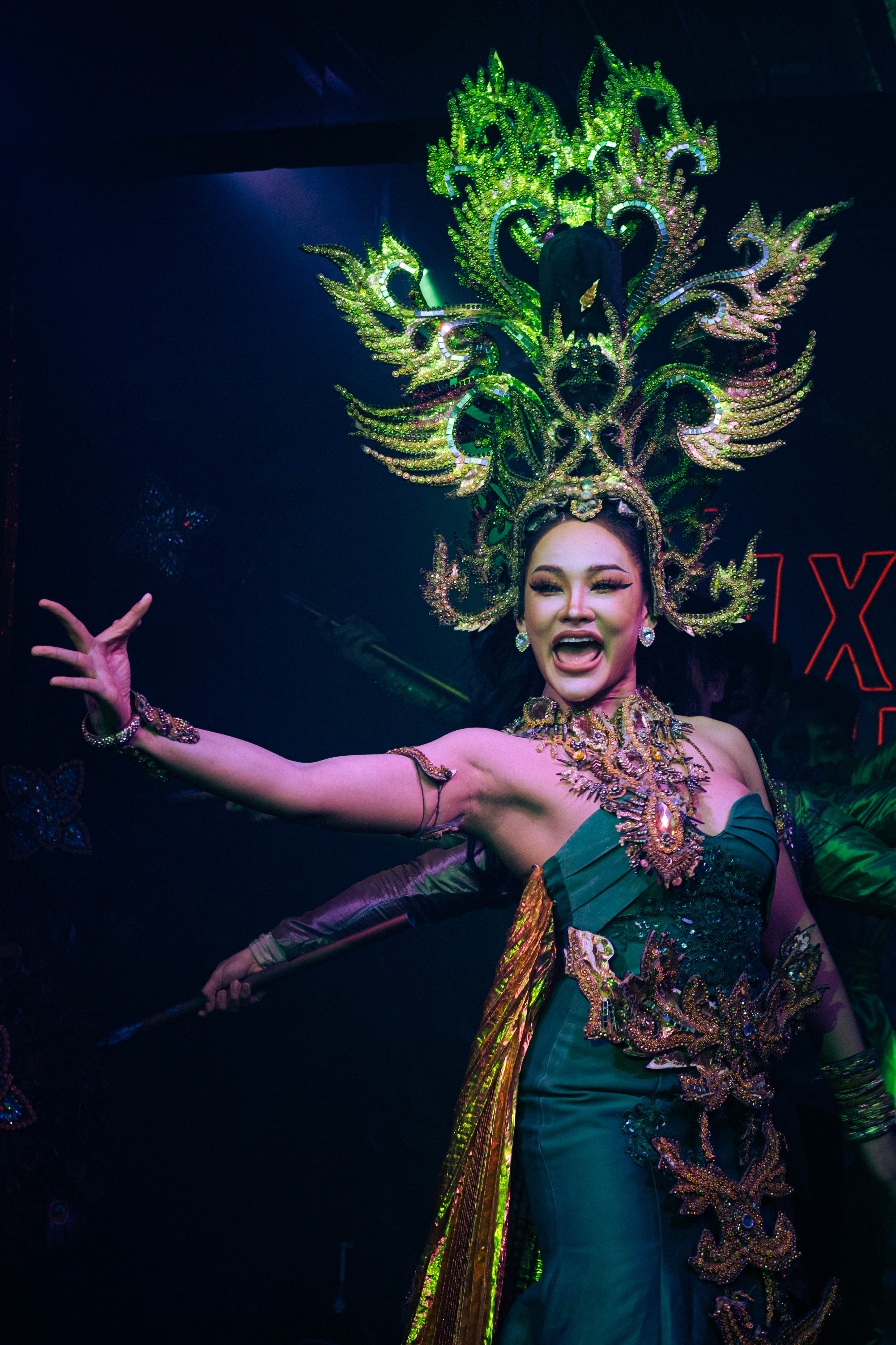 Drag queen performing in Chiang Mai, Thailand (2025)